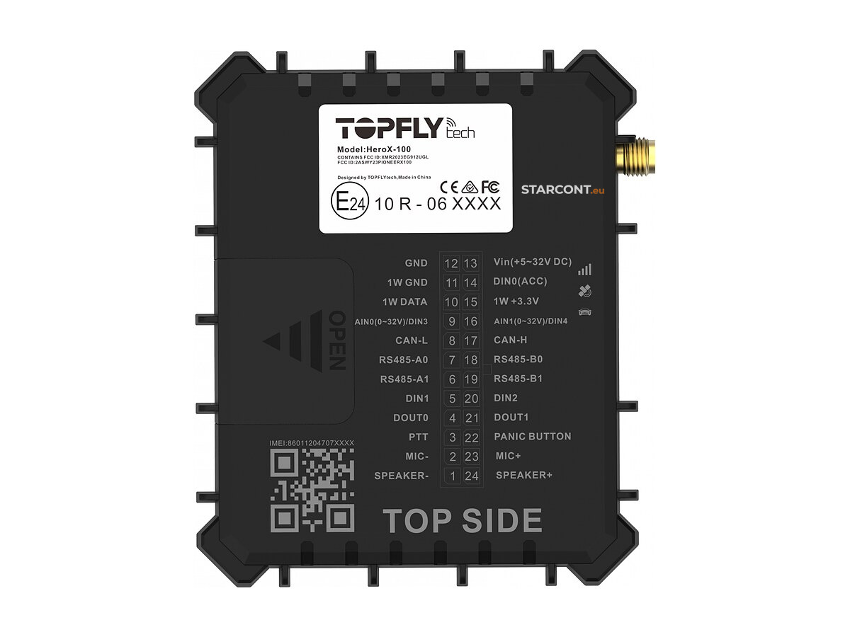 Fest verbauter Tracker HeroX 100 (4G CAT-1)